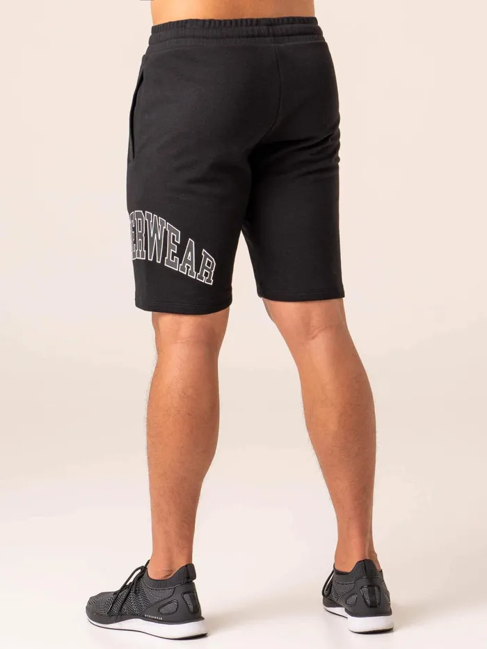 Men039s Collegiate Track Short 8211 Black Men Ryderwear Gym Shorts