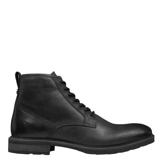Men Ansel Black Leather Boots Windsor Smith Boots