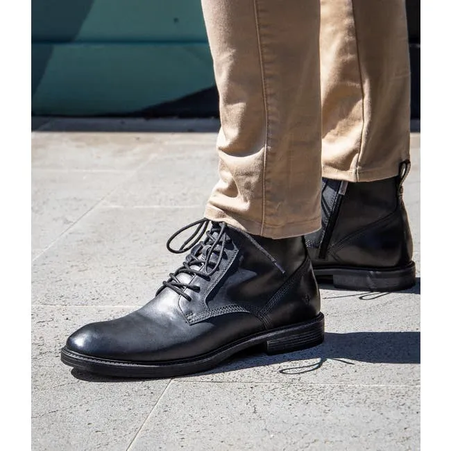 Men Ansel Black Leather Boots Windsor Smith Boots