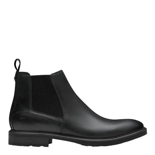 Men Arlo Black Leather Boots Windsor Smith Boots