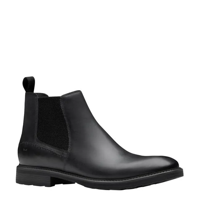 Men Arlo Black Leather Boots Windsor Smith Boots