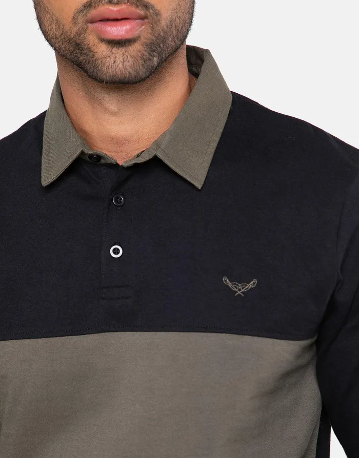 Men Black Cotton Rugby Shirt Black Threadbare Rugby Shirts Men Black Cotton Rugby Shirt Black Threadbare Rugby Shirts