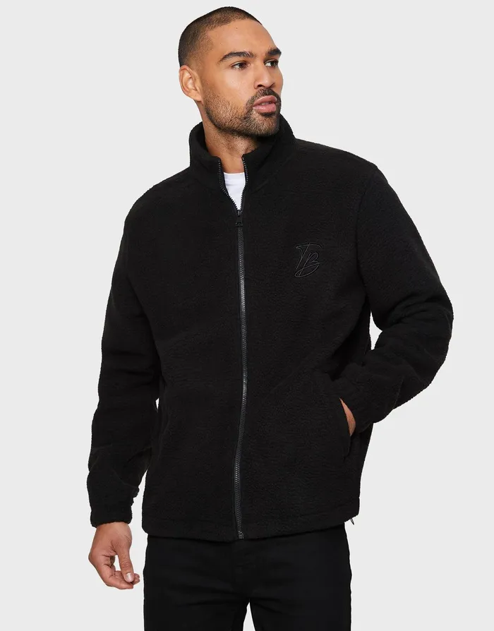 Men Black Faux Borg Jacket Black Threadbare Jacket and Coats Men Black Faux Borg Jacket Black Threadbare Jacket and Coats
