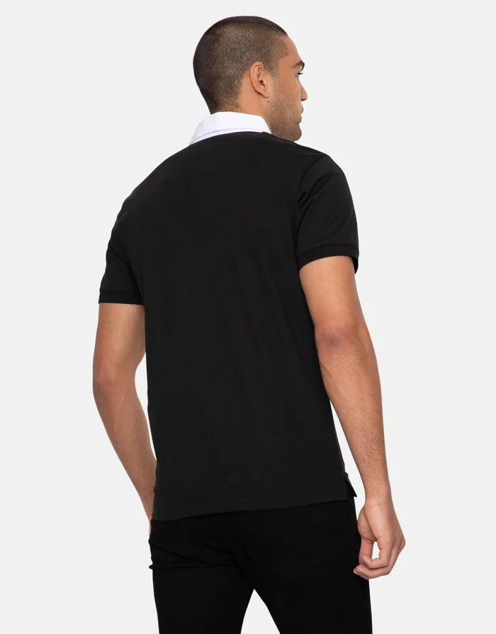 Men Black Short Sleeve Rugby Shirt Black Threadbare Rugby Shirts Men Black Short Sleeve Rugby Shirt Black Threadbare Rugby Shirts