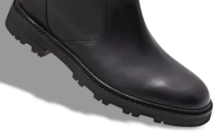 Men Boots Manolo Blahnik MOTOSO Black Calf Leather Mid Calf Boots Men Boots Manolo Blahnik MOTOSO Black Calf Leather Mid Calf Boots