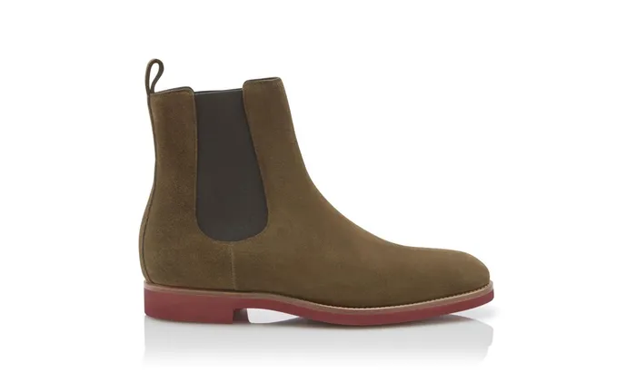 Men Casual Manolo Blahnik MADRID Brown Suede Chelsea Boots Men Casual Manolo Blahnik MADRID Brown Suede Chelsea Boots