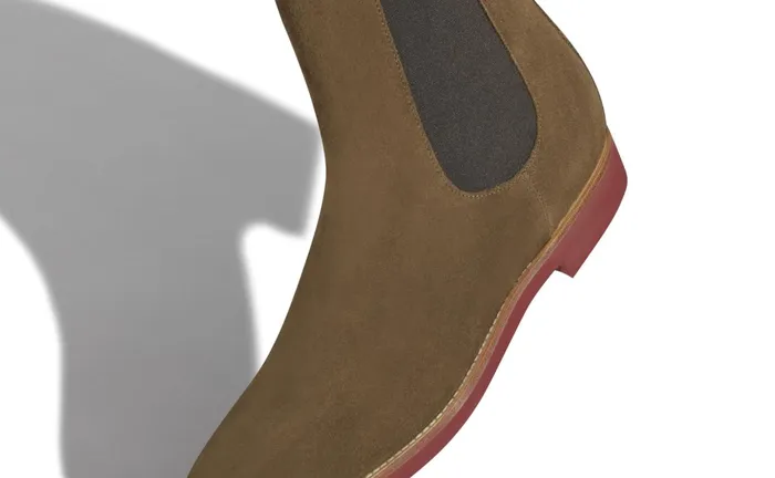 Men Casual Manolo Blahnik MADRID Brown Suede Chelsea Boots Men Casual Manolo Blahnik MADRID Brown Suede Chelsea Boots