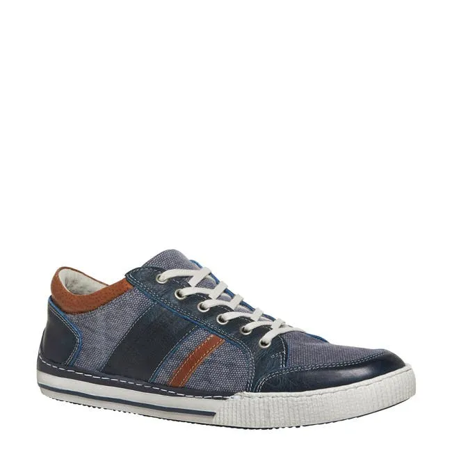 Men Cedric Navy Canvas Shoes Windsor Smith Shoes