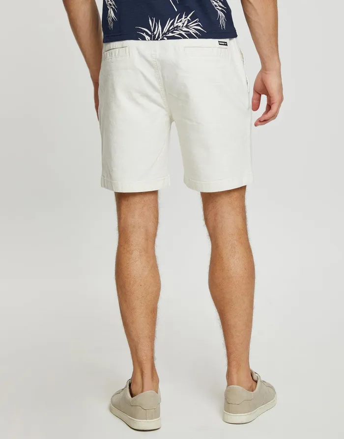 Men Cream Jogger Style Chino Shorts Cream Threadbare Shorts Men Cream Jogger Style Chino Shorts Cream Threadbare Shorts