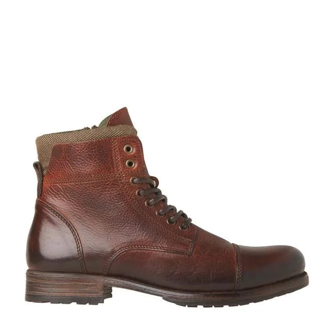 Men Feverr Cognac Leather Boots Windsor Smith Boots