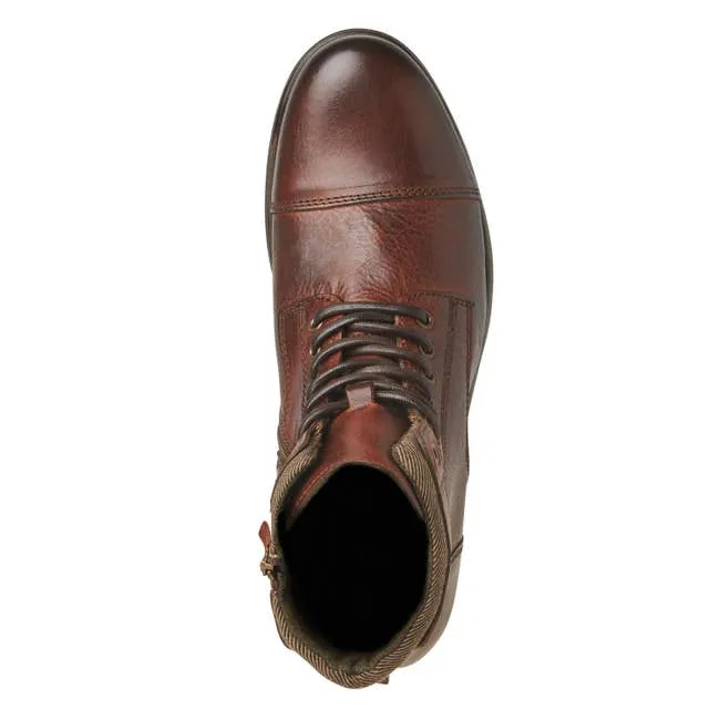 Men Feverr Cognac Leather Boots Windsor Smith Boots
