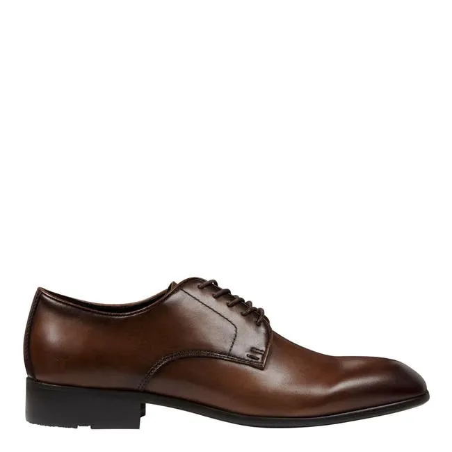 Men Gio Brown Leather Shoes Windsor Smith Shoes