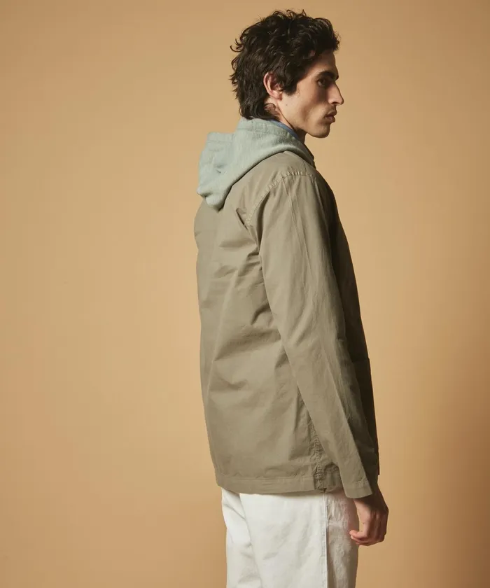 Men Hartford Jackets and Outerwear Army Perry Light Chino Jacket