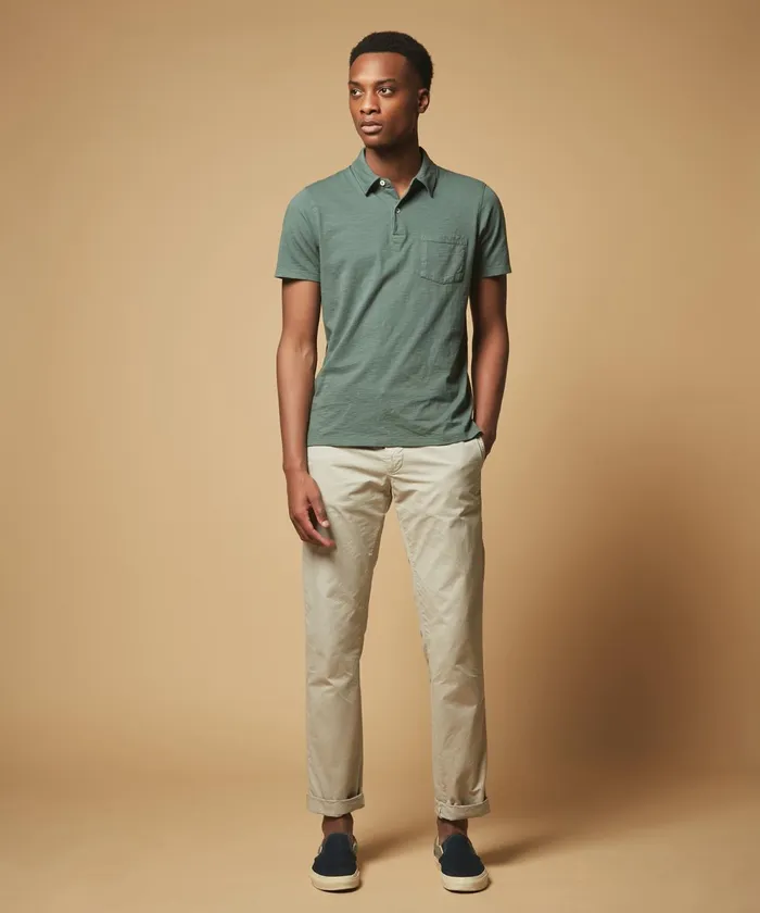 Men Hartford Pants Pebble Grey Tex Chino Pants