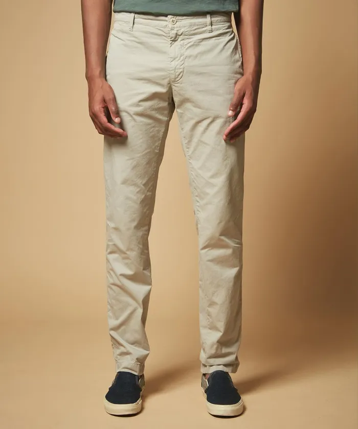 Men Hartford Pants Pebble Grey Tex Chino Pants