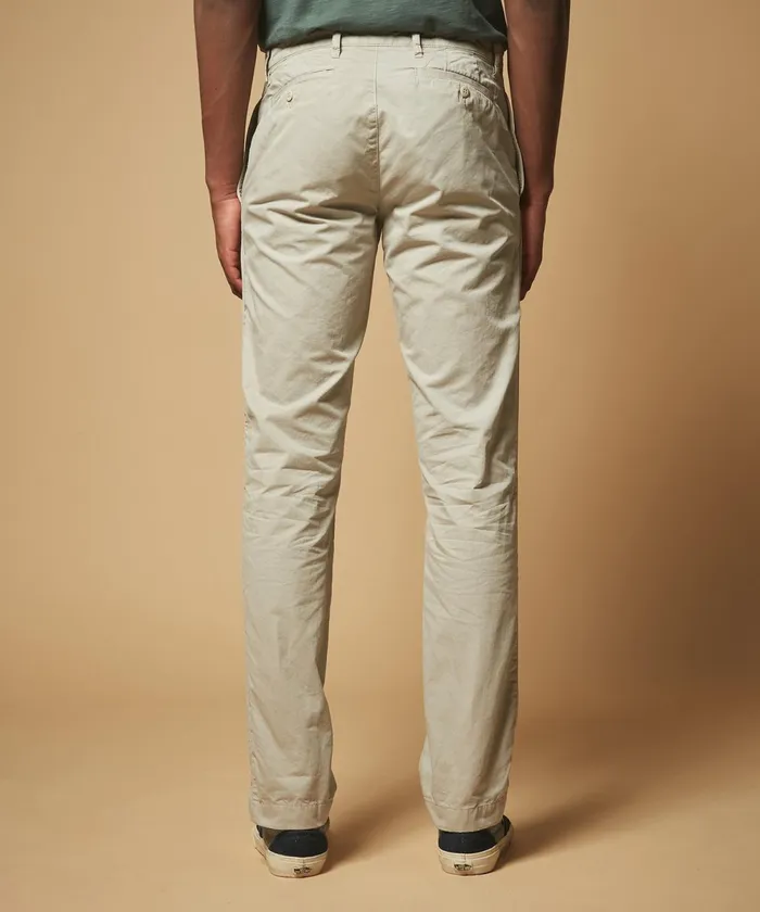 Men Hartford Pants Pebble Grey Tex Chino Pants