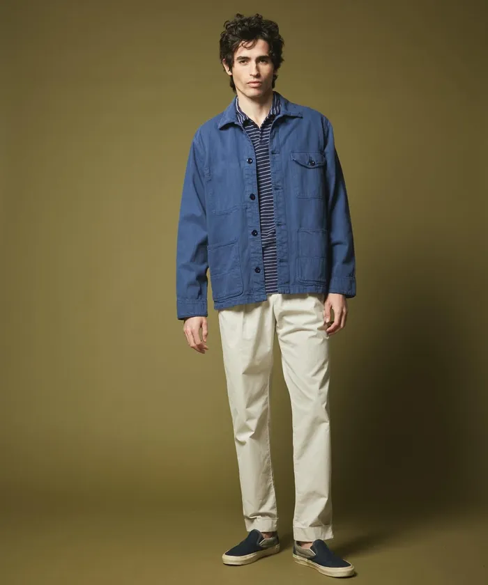 Men Hartford Pants Pleated Light Chino Pants