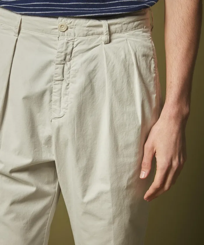 Men Hartford Pants Pleated Light Chino Pants
