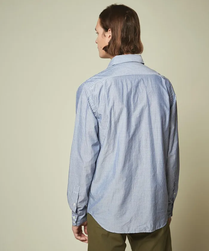 Men Hartford Shirts Striped EndOnEnd Paul Regular Shirt