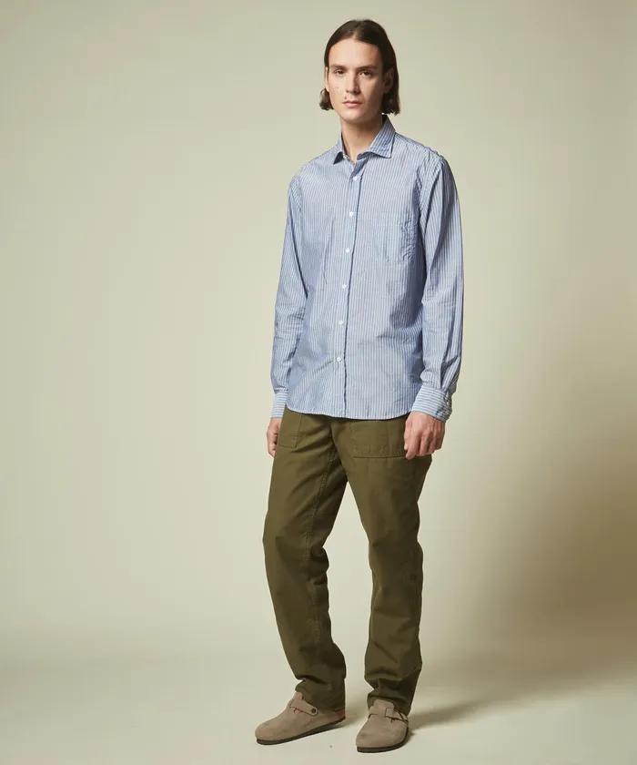 Men Hartford Shirts Striped EndOnEnd Paul Regular Shirt