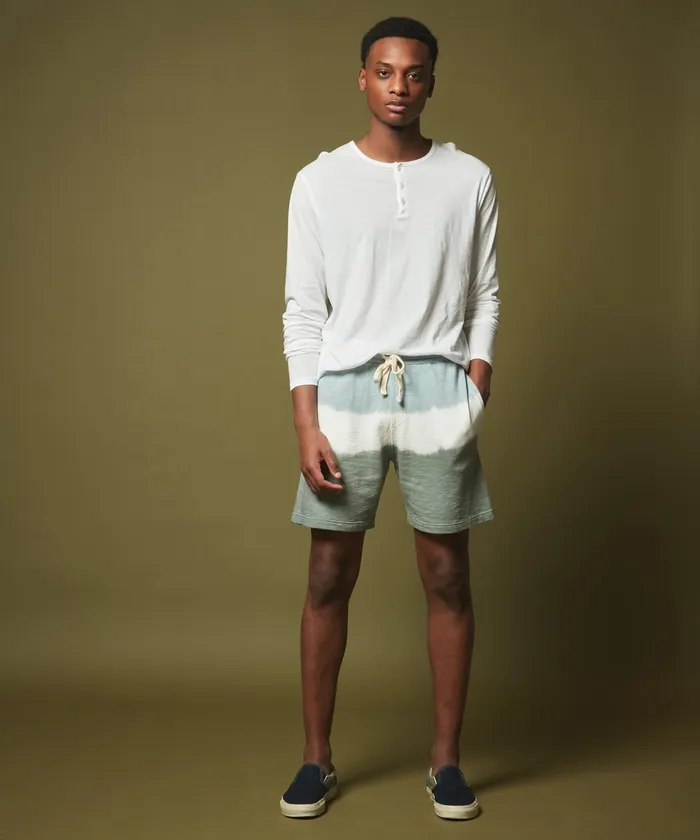 Men Hartford Shorts Light Cotton Green Bermuda Shorts