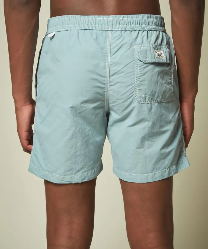 Men Hartford Swimwear Oyster Solid Classic Swim Shorts