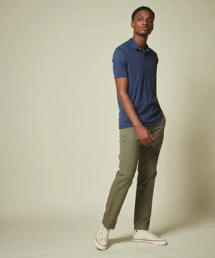 Men Hartford TShirts and Polos Indigo Light Jersey Polo
