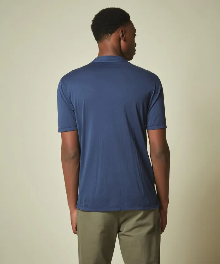 Men Hartford TShirts and Polos Indigo Light Jersey Polo