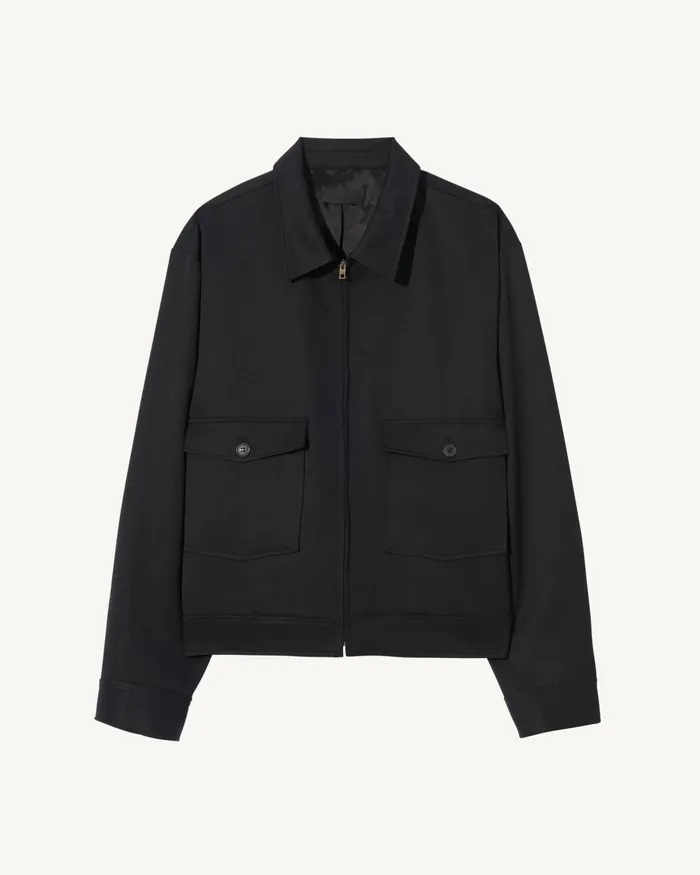 Men Jackets and Coats Nili Lotan MATIAS JACKET Black