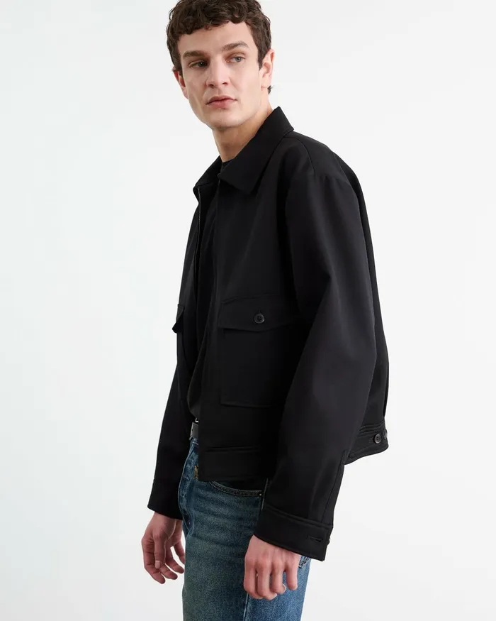 Men Jackets and Coats Nili Lotan MATIAS JACKET Black