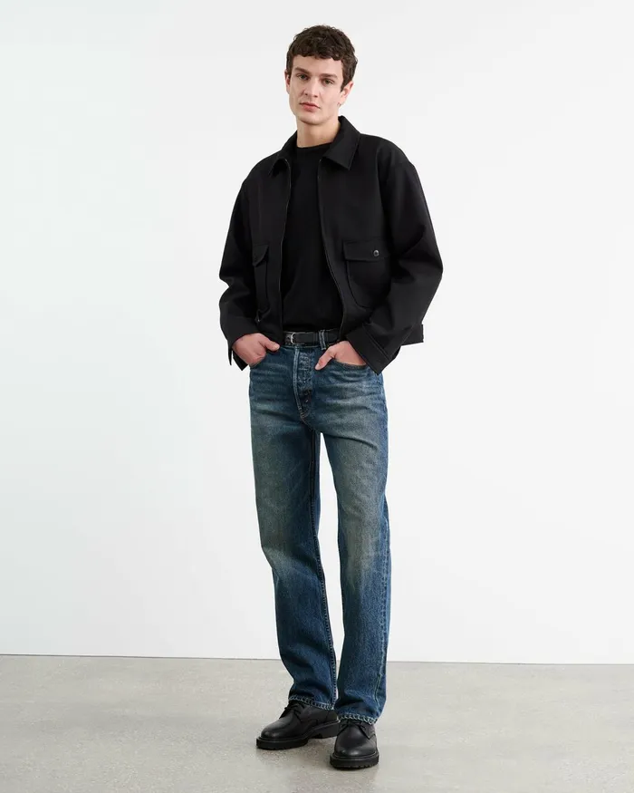 Men Jackets and Coats Nili Lotan MATIAS JACKET Black