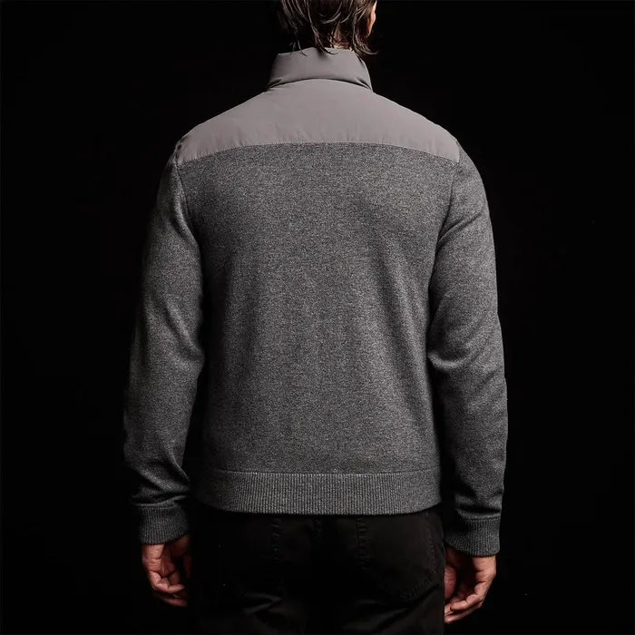 Men JacketsOuterwear James Perse Luxury Down Zip Front Sweater Flannel