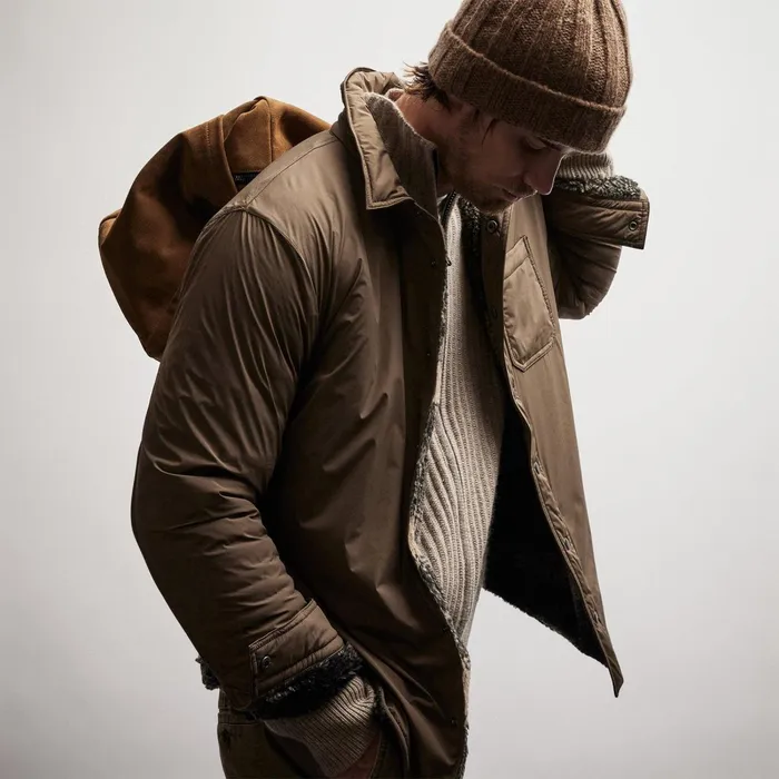 Men JacketsOuterwear James Perse Plaid Lined Performance Jacket Yucatoast