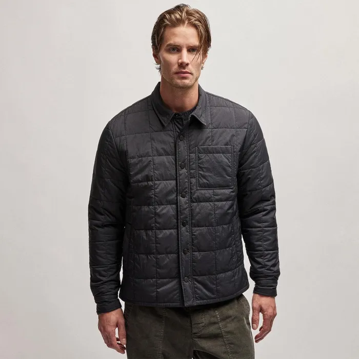 Men JacketsOuterwear James Perse Quilted Shirt Jacket Black