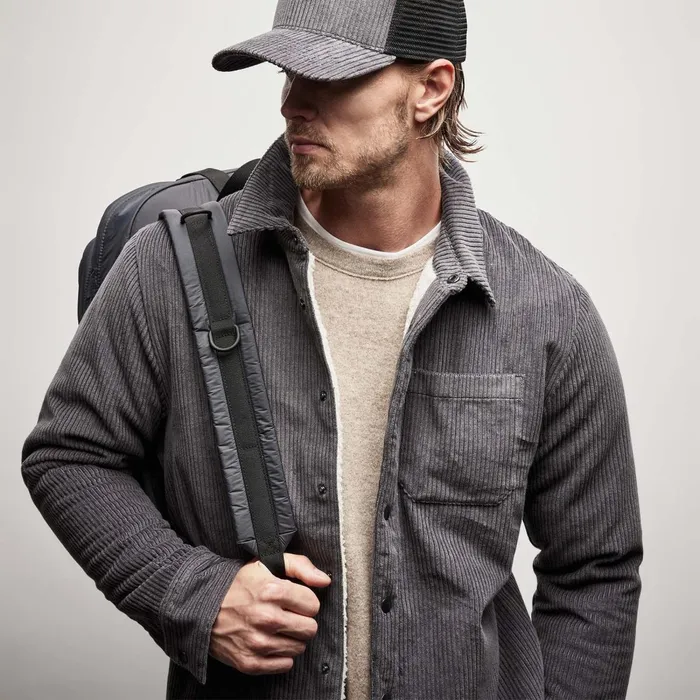 Men JacketsOuterwear James Perse Sherpa Lined Corduroy Shirt Jacket Magma