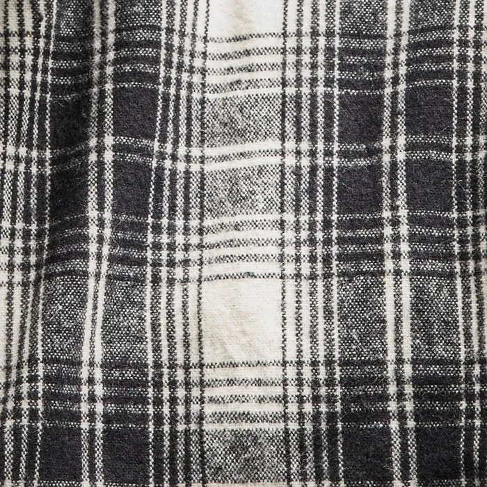 Men JacketsOuterwear James Perse Sherpa Lined Plaid Jacket Blackwhite