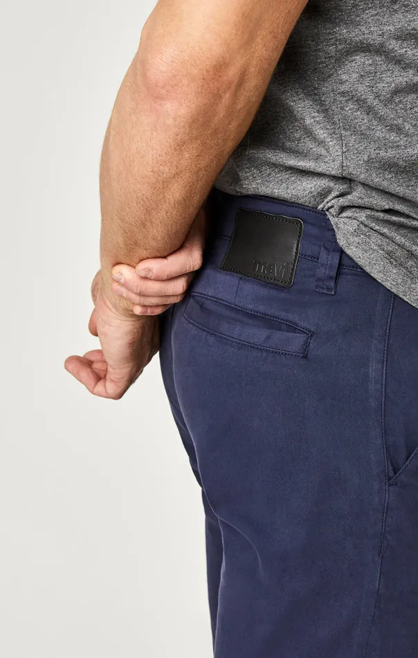 Men Jacob Shorts In Dark Navy Sateen Twill Mavi Jeans Shorts Men Jacob Shorts In Dark Navy Sateen Twill Mavi Jeans Shorts