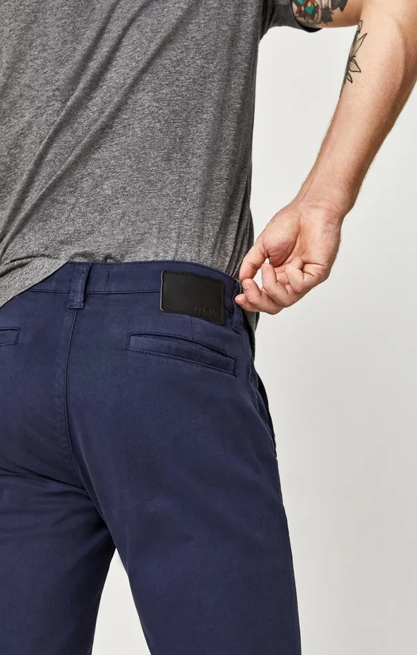 Men Jacob Shorts In Dark Navy Sateen Twill Mavi Jeans Shorts Men Jacob Shorts In Dark Navy Sateen Twill Mavi Jeans Shorts