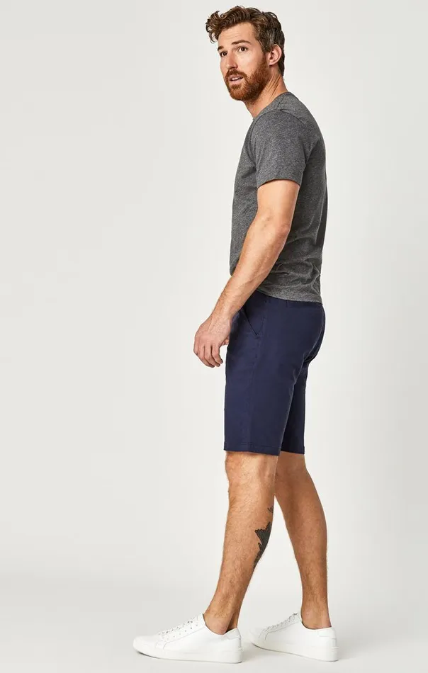 Men Jacob Shorts In Dark Navy Sateen Twill Mavi Jeans Shorts Men Jacob Shorts In Dark Navy Sateen Twill Mavi Jeans Shorts