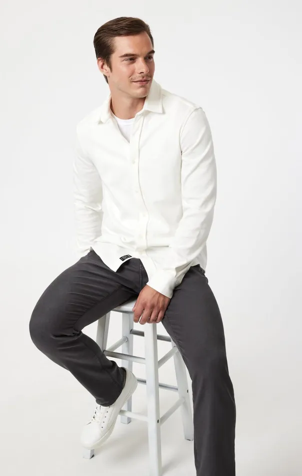 Men Jake Slim Leg In Ash Luxe Twill Mavi Jeans Pants Men Jake Slim Leg In Ash Luxe Twill Mavi Jeans Pants