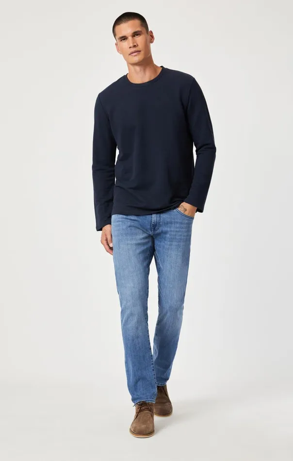 Men Jake Slim Leg In Blue Stone Williamsburg Mavi Jeans Denim
