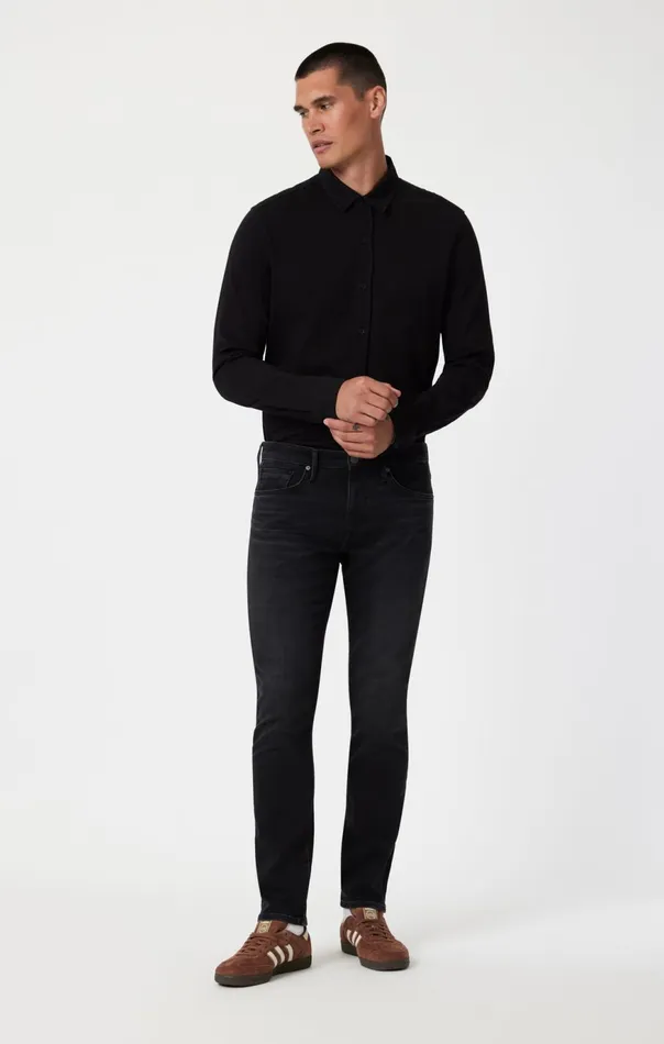 Men Jake Slim Leg In Deep Smoke Active Comfort Mavi Jeans Denim Men Jake Slim Leg In Deep Smoke Active Comfort Mavi Jeans Denim