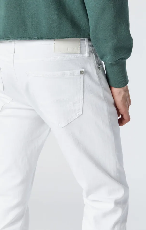 Men Jake Slim Leg In Double White Supermove Mavi Jeans Denim Men Jake Slim Leg In Double White Supermove Mavi Jeans Denim