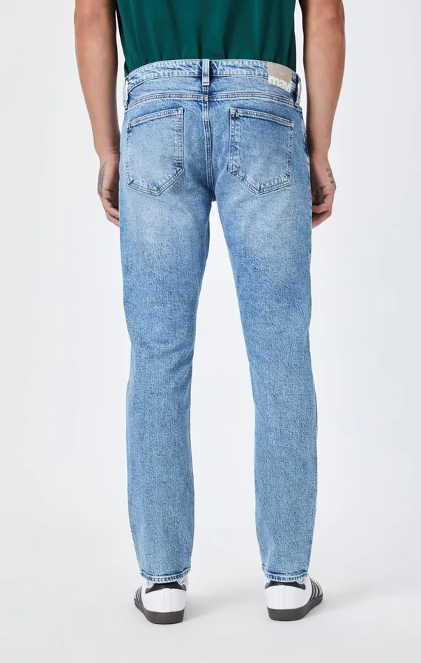 Men Jake Slim Leg In Light Brushed Recycled Blue Mavi Jeans Denim Men Jake Slim Leg In Light Brushed Recycled Blue Mavi Jeans Denim