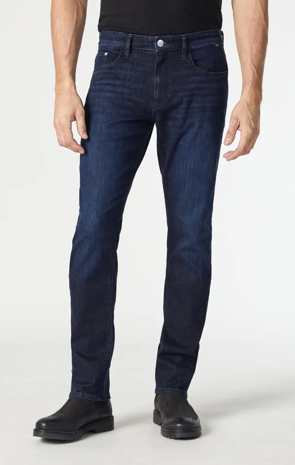 Men Jake Slim Leg In Midnight Sky Feather Blue Mavi Jeans Denim Men Jake Slim Leg In Midnight Sky Feather Blue Mavi Jeans Denim