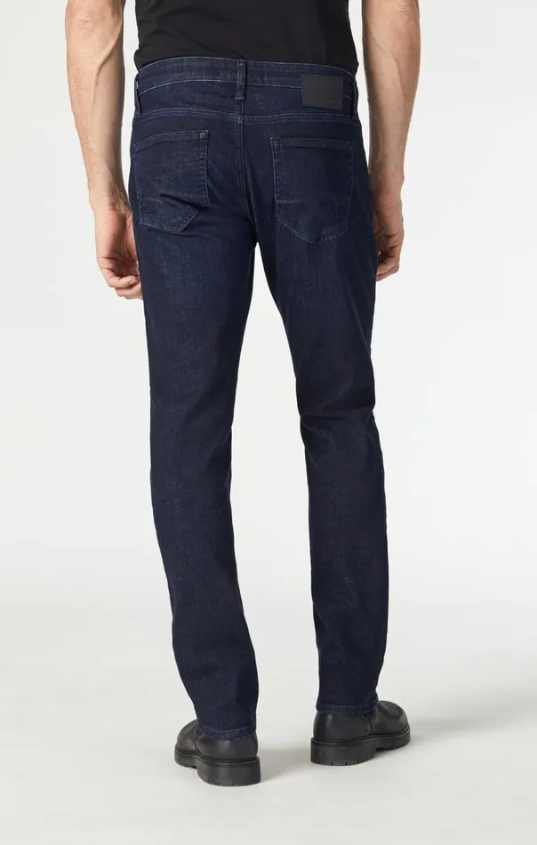 Men Jake Slim Leg In Midnight Sky Feather Blue Mavi Jeans Denim Men Jake Slim Leg In Midnight Sky Feather Blue Mavi Jeans Denim