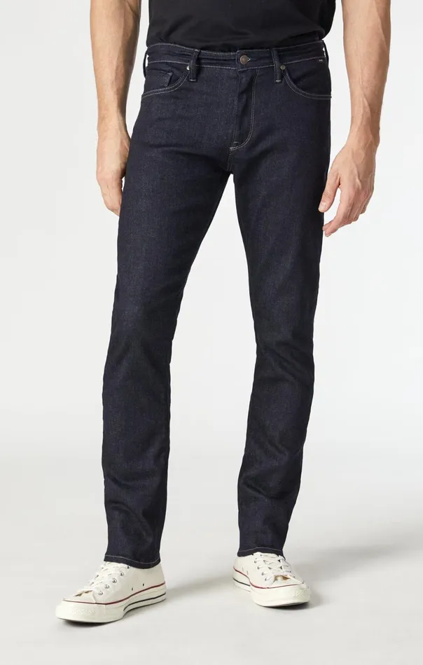 Men Jake Slim Leg In Rinse Pro Darktech Mavi Jeans Denim Men Jake Slim Leg In Rinse Pro Darktech Mavi Jeans Denim