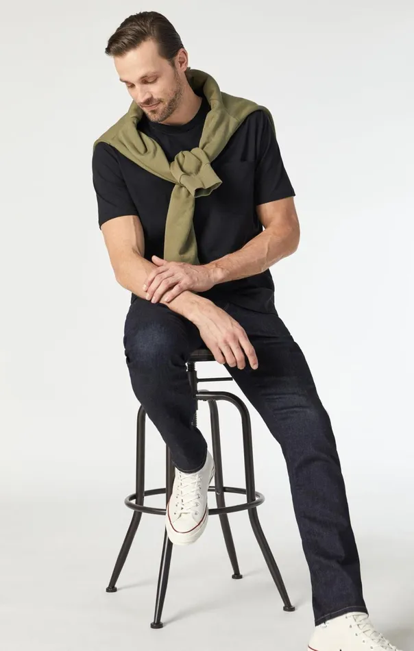 Men Jake Slim Leg In Rinse Pro Darktech Mavi Jeans Denim Men Jake Slim Leg In Rinse Pro Darktech Mavi Jeans Denim