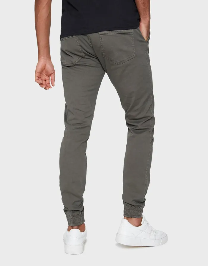 Men Khaki Slim Fit Trousers Khaki Threadbare Trousers and Cargos Men Khaki Slim Fit Trousers Khaki Threadbare Trousers and Cargos