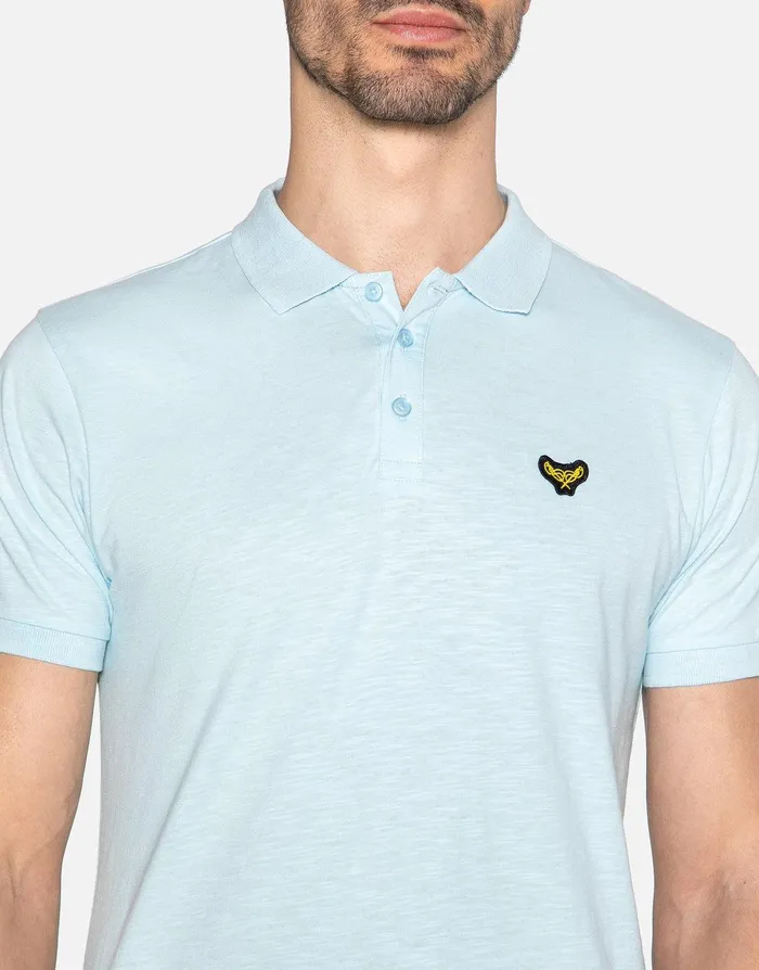 Men Light Blue Short Sleeve Polo Shirt Blue Threadbare Polo Shirts Men Light Blue Short Sleeve Polo Shirt Blue Threadbare Polo Shirts